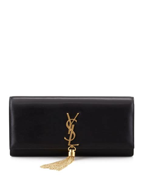 Saint Laurent Cassandre Tassel Clutch Bag 